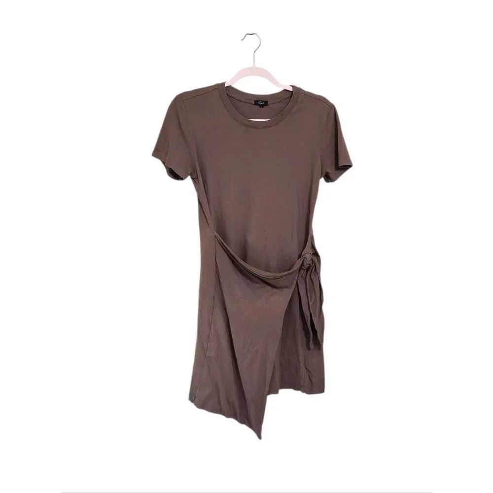 Rails Edie Faux Wrap Brown Mini Dress S Indie Granola